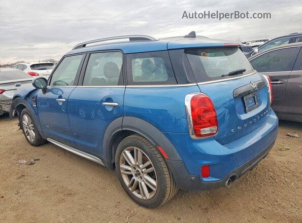 WMZYW5C08L3L05128 2020 MINI COOPER Blue Trasero izquierdo