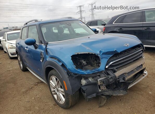 WMZYW5C08L3L05128 2020 MINI COOPER Blue Delantero derecho