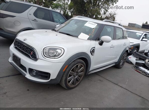 WMZYW7C07L3L89003 2020 MINI COUNTRYMAN White Առջևի ձախ երեք քառորդ տեսարան