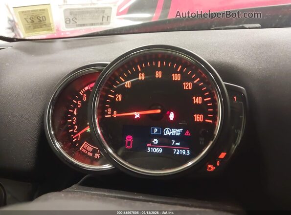 WMZYX1C07L3L41673 2020 MINI COUNTRYMAN Red უკანა სავარძლების ხედი