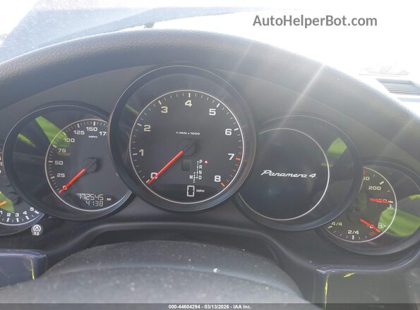 WP0AA2A71GL000980 2016 PORSCHE PANAMERA Black Widok tylnych siedzeń