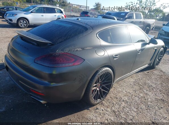 WP0AA2A71GL000980 2016 PORSCHE PANAMERA Black Tył prawy