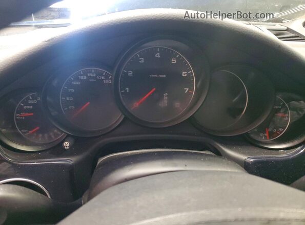 WP0AA2A71GL003605 2016 PORSCHE PANAMERA Black Widok zestawu wskaźników