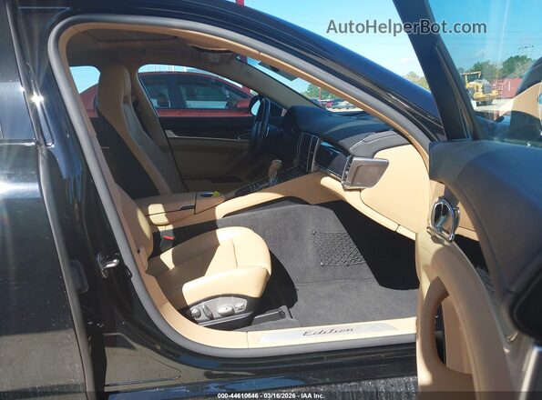 WP0AA2A76GL002112 2016 PORSCHE PANAMERA Черный Вид салона спереди