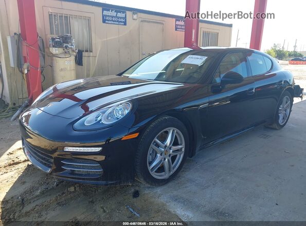 WP0AA2A76GL002112 2016 PORSCHE PANAMERA Черный Передняя левая четверть