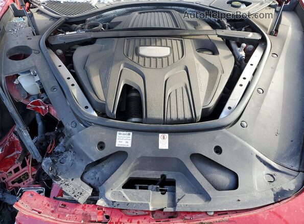 WP0AA2A78JL107063 2018 PORSCHE PANAMERA Red Widok wnętrza z tyłu