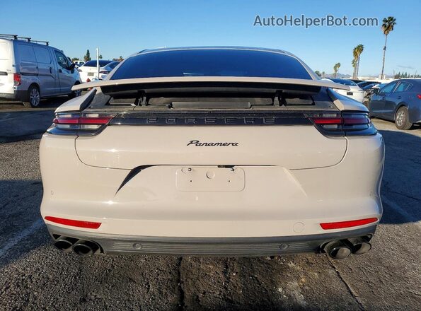 WP0AA2A79KL100463 2019 PORSCHE PANAMERA Beige უკანა ხედი