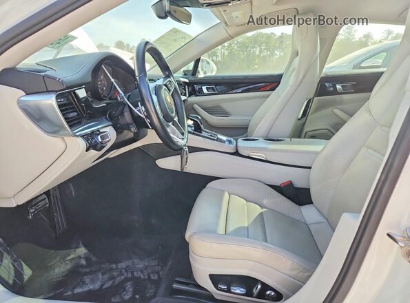 WP0AA2A79KL100477 2019 PORSCHE PANAMERA White წინა სალონის ხედი