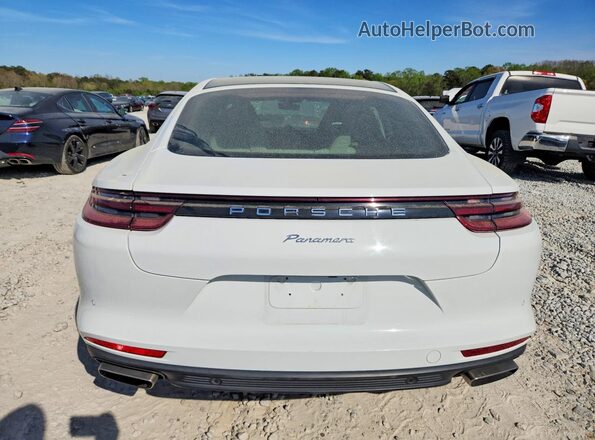 WP0AA2A79KL100477 2019 PORSCHE PANAMERA White უკანა ხედი
