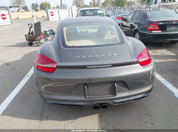 WP0AA2A87GK170789 2016 PORSCHE CAYMAN Pewter 