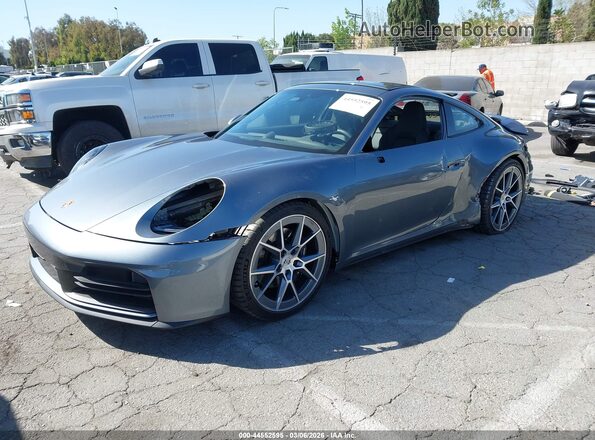 WP0AA2A94SS209596 2025 PORSCHE 911 Gray Передня ліва чверть