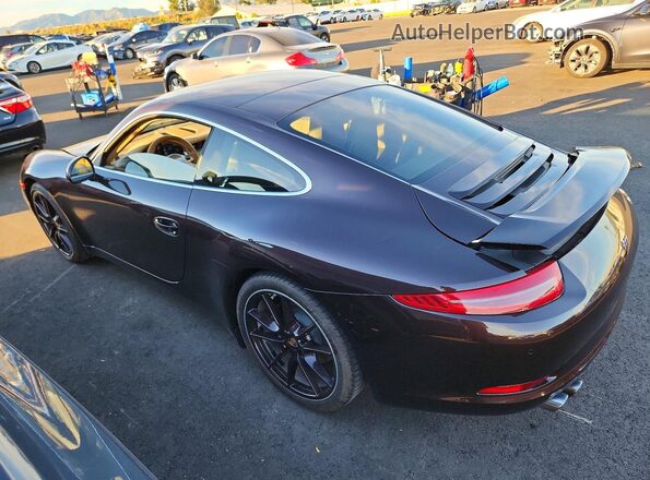 WP0AA2A96GS106364 2016 PORSCHE 911 Коричневый Задняя левая четверть