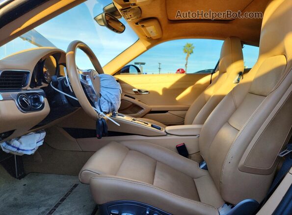 WP0AA2A96GS106364 2016 PORSCHE 911 Коричневый Вид салона спереди