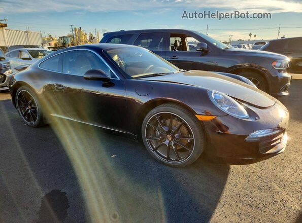 WP0AA2A96GS106364 2016 PORSCHE 911 Brown Front right