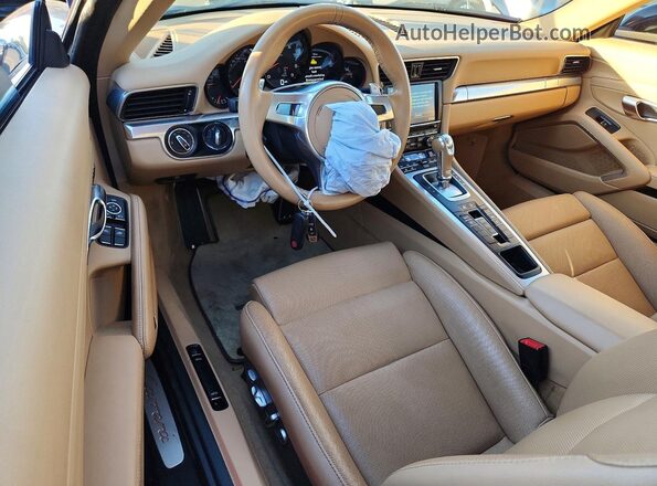 WP0AA2A96GS106364 2016 PORSCHE 911 Brown Dashboard view