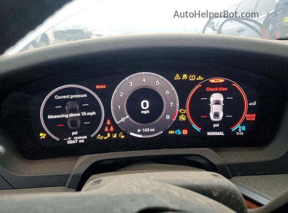 WP0AA2A96SS206330 2025 PORSCHE 911 Gray ხელსაწყოთა პანელის ხედი