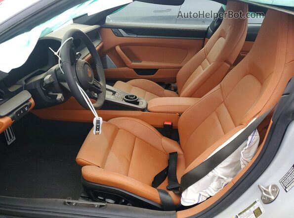 WP0AA2A96SS206330 2025 PORSCHE 911 Gray წინა სალონის ხედი