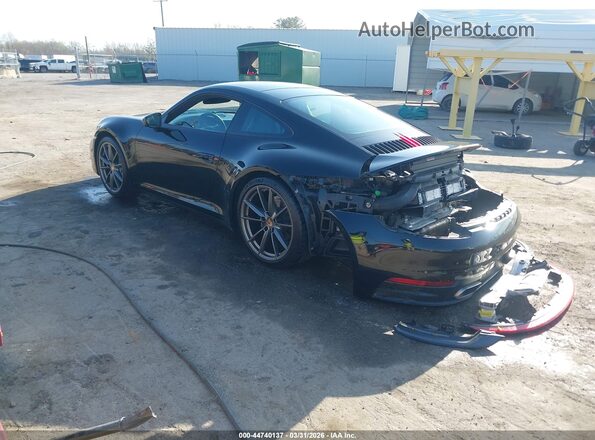 WP0AA2A98LS206217 2020 PORSCHE 911 Black უკანა მარცხენა