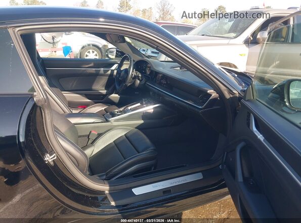 WP0AA2A98LS206217 2020 PORSCHE 911 Black წინა სალონის ხედი