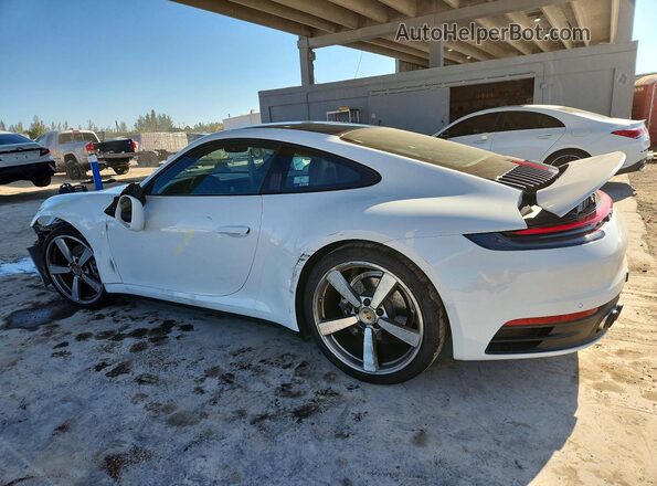 WP0AA2A9XNS205802 2022 PORSCHE 911 White Rear left