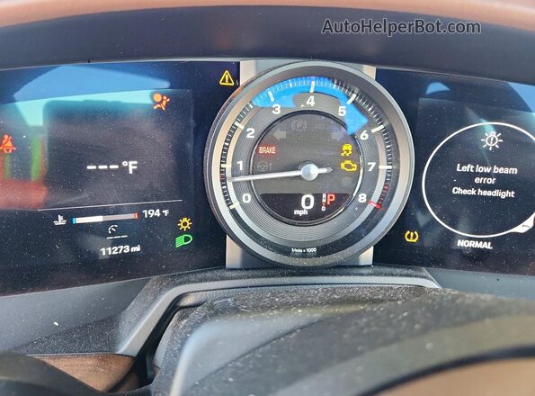 WP0AA2A9XNS205802 2022 PORSCHE 911 White Instrument cluster view