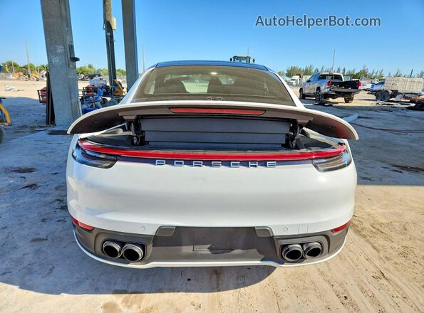 WP0AA2A9XNS205802 2022 PORSCHE 911 White Rear view