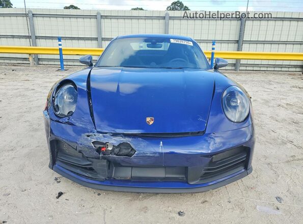 WP0AA2A9XSS208923 2025 PORSCHE 911 Blue Դիմացի տեսք