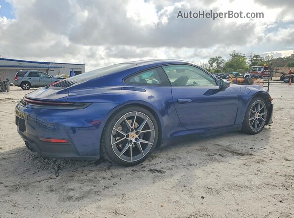 WP0AA2A9XSS208923 2025 PORSCHE 911 Blue Հետևի աջ