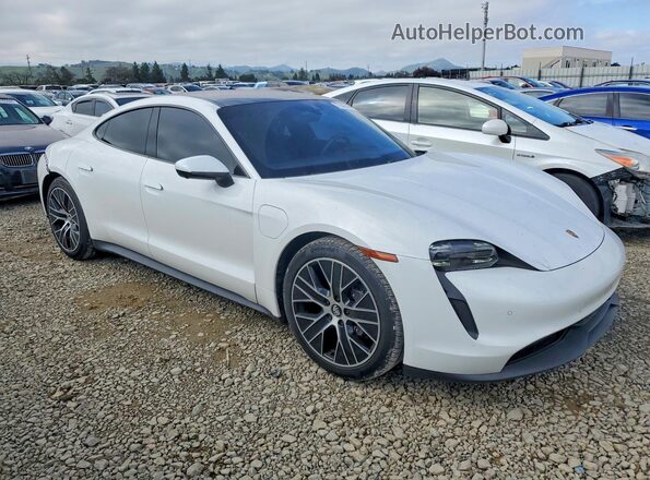 WP0AA2Y10MSA13466 2021 PORSCHE TAYCAN White Przód prawy