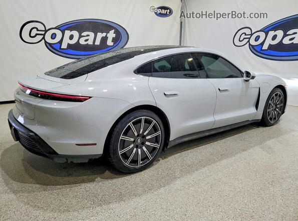 WP0AA2Y10MSA18652 2021 PORSCHE TAYCAN Gray Հետևի աջ