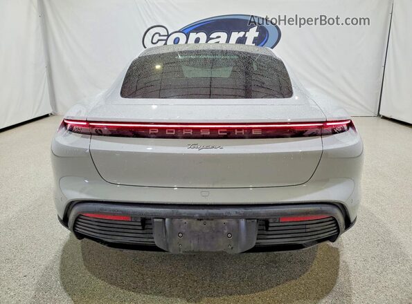WP0AA2Y10MSA18652 2021 PORSCHE TAYCAN Gray Հետևի տեսք
