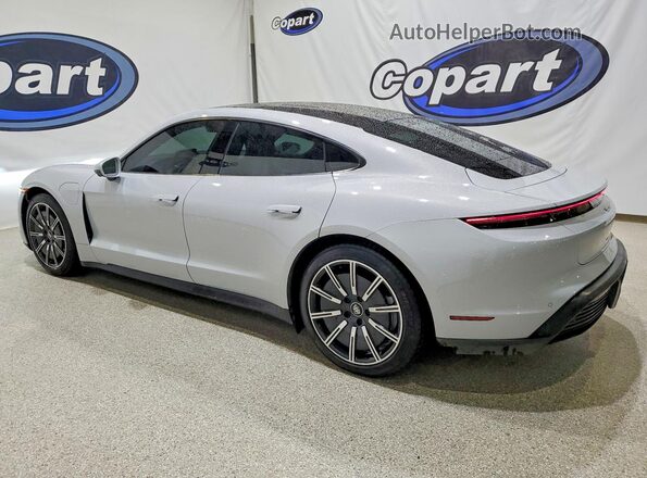 WP0AA2Y10MSA18652 2021 PORSCHE TAYCAN Gray Հետևի ձախ