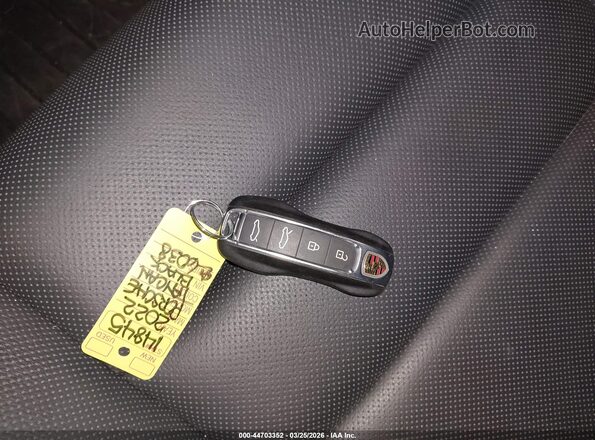WP0AA2Y13NSA16038 2022 PORSCHE TAYCAN Черный Вид панели приборов
