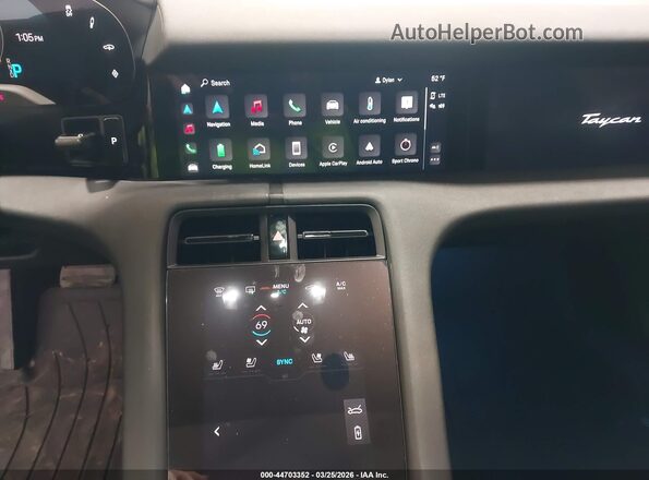 WP0AA2Y13NSA16038 2022 PORSCHE TAYCAN Черный 