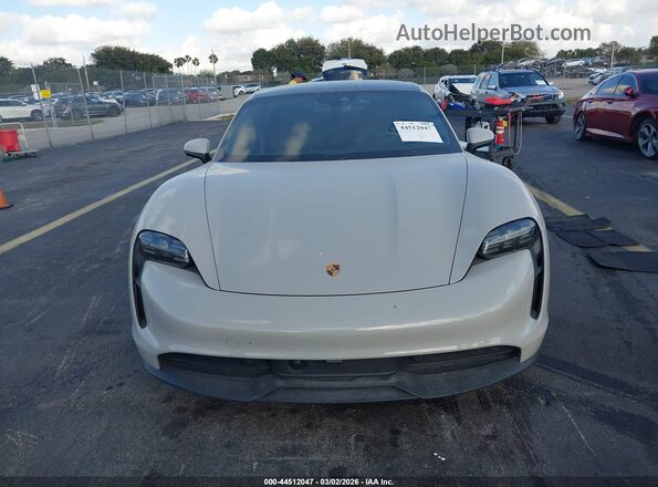 WP0AA2Y16PSA14433 2023 PORSCHE TAYCAN Silver Vista del cuadro de instrumentos