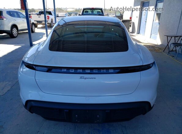 WP0AA2Y19MSA14714 2021 PORSCHE TAYCAN Белый Вид сзади