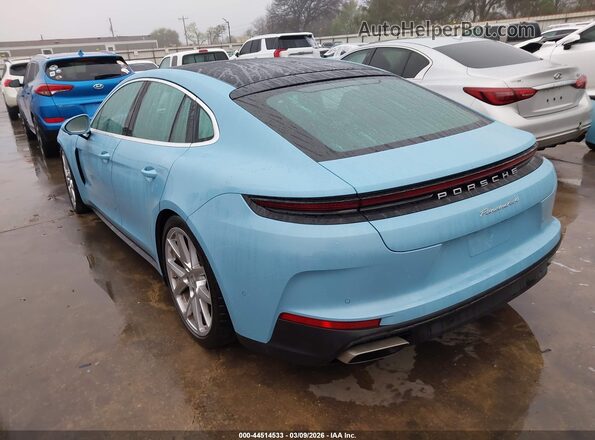 WP0AA2YA0SL009020 2025 PORSCHE PANAMERA Light Blue Rear left