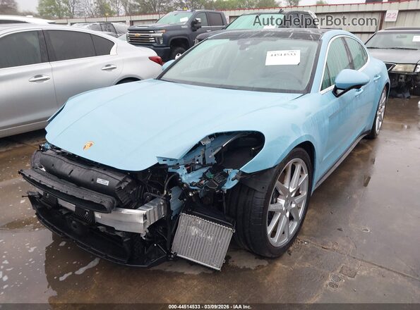 WP0AA2YA0SL009020 2025 PORSCHE PANAMERA Light Blue Front left