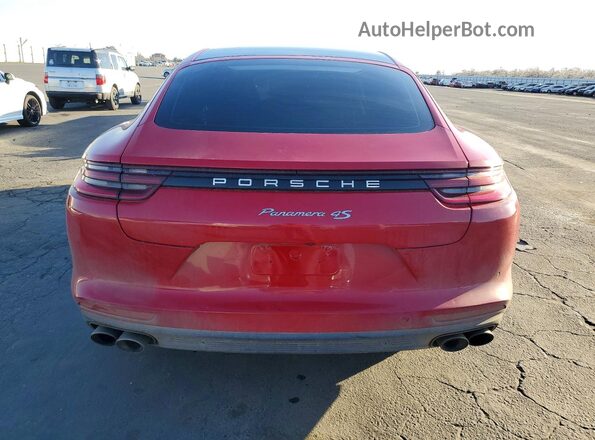 WP0AB2A78LL140421 2020 PORSCHE PANAMERA Red Вид ззаду