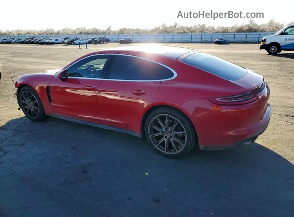 WP0AB2A78LL140421 2020 PORSCHE PANAMERA Red Задня ліва чверть
