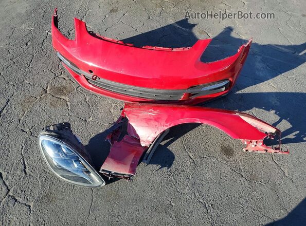 WP0AB2A78LL140421 2020 PORSCHE PANAMERA Red Вид підкапотного простору