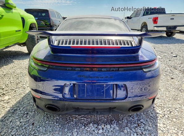 WP0AB2A91RS220286 2024 PORSCHE 911 Blue უკანა ხედი