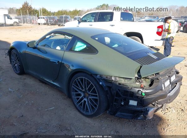WP0AB2A92RS221236 2024 PORSCHE 911 Green Rear left