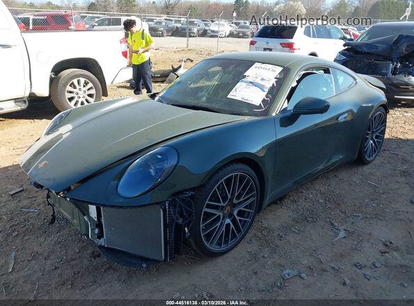 WP0AB2A92RS221236 2024 PORSCHE 911 Green Front left