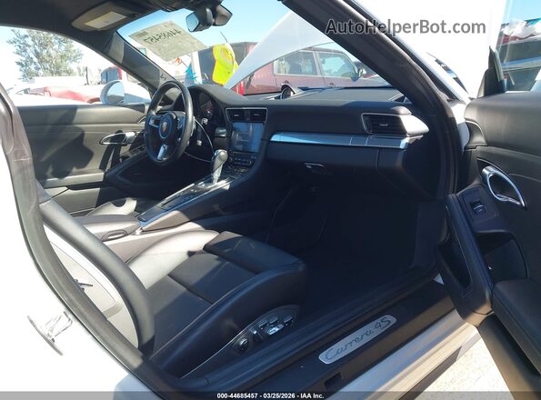 WP0AB2A93KS115111 2019 PORSCHE 911 White Вид салону спереду
