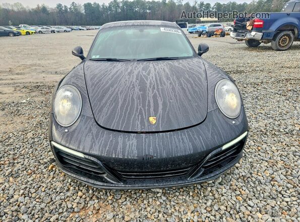 WP0AB2A96HS123048 2017 PORSCHE 911 Black წინა ხედი
