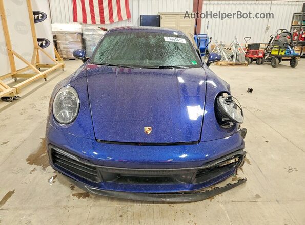 WP0AB2A99LS228434 2020 PORSCHE 911 Blue Դիմացի տեսք