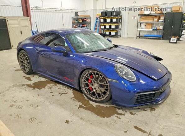 WP0AB2A99LS228434 2020 PORSCHE 911 Blue Առջևի աջ