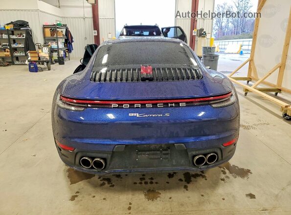 WP0AB2A99LS228434 2020 PORSCHE 911 Blue Հետևի տեսք