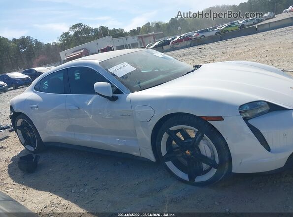 WP0AB2Y10LSA52019 2020 PORSCHE TAYCAN White Widok wnętrza z tyłu